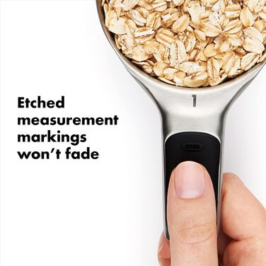 Набір мірних стаканів та ложок OXO Good Grips з нержавіючої сталі