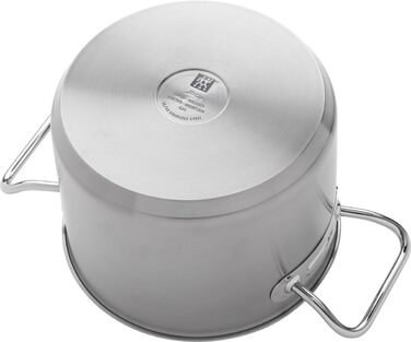 ZWILLING Twin Classic Stockpot with Lid, 24 cm (9.4 inches), 6 L (1.6 gallons), Induction-compatible, Stainless Steel