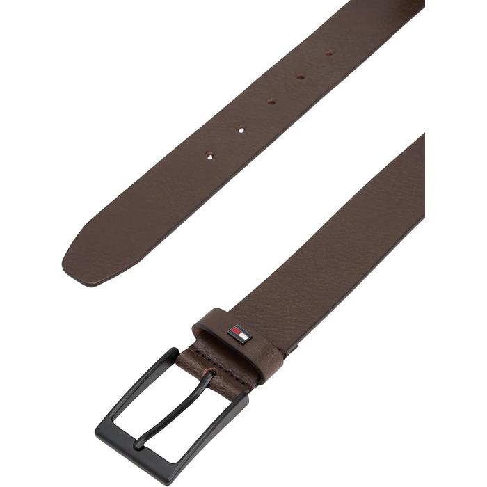 Чоловічий шкіряний ремінь Tommy Hilfiger Layton (80, Коричневий) AM0AM13016