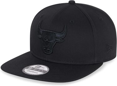Кепка New Era Chicago Bulls NBA 9Fifty Snapback Black on Black S-M, чорна