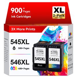 Картриджі для принтера Canon 545 546 XL (PG-545 / CL-546 XL) сумісні, Multipack для Pixma TS3400, TS3100, TS3300, TR4500, MG2500, MX495