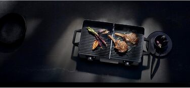Електрогриль WMF Lono Master Grill: 50x28 см, 2 зони нагріву, нержавіюча сталь, для барбекю