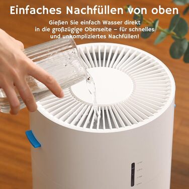 Повітряочищувач та зволожувач Airthereal AEH300: 2-в-1, до 125 м², 3-ступенева фільтрація, індикатор якості повітря, нічний режим, автоматичне зволоження