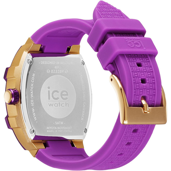 Жіночий годинник Ice-Watch Ice Boliday з силіконовим ремінцем, фіолетовий (розмір Small)