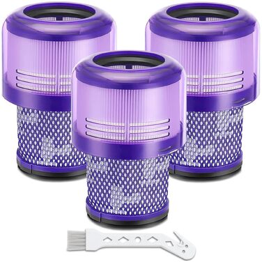 Набір фільтрів для пилососа Dyson V15 SV14 DV17 SV22 та V11 (3 шт), змінні HEPA-фільтри для акумуляторного пилососа