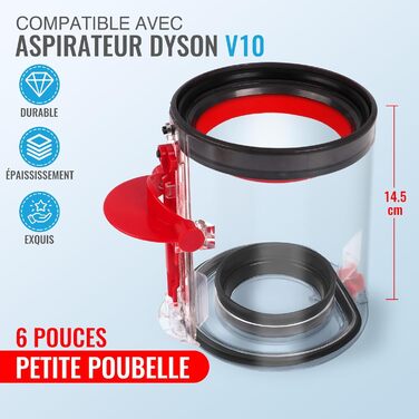 Dyson V10 Motorhead Dust Container Replacement Part - 969509-02