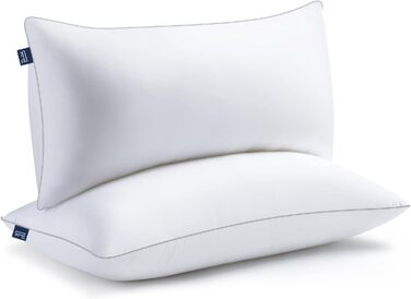 BedStory Pillow 40x80, Pillow 2-Pack with High-Quality Microfiber Pillow Filling 950g x 2, Washable and Soft Filling Pillow Bed Pillow Sleeping Pillow Sofa Pillow Side Sleeper Pillow 40x80cm