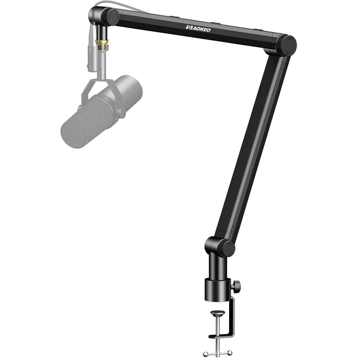 Кріплення для мікрофона Aokeo AK-48 – підходить для Shure SM7B, Blue Yeti, HyperX QuadCast та інших