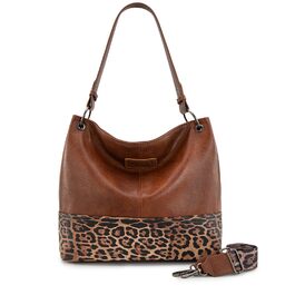 Сумка жіноча Wrangler Hobo з екошкіри, верхня ручка, крос-боді, леопардовий коричневий