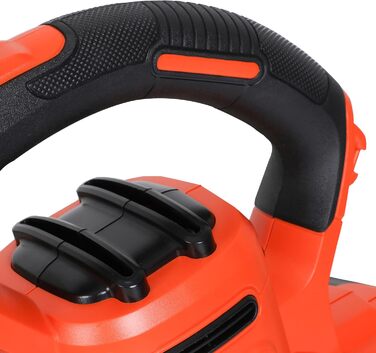 BLACK+DECKER 3-в-1 акумуляторний садовий пилосос-видувка 3000 Вт з подрібнювачем, рюкзаком-мішком 72 л, регульованою потужністю, для терас і доріжок (BEBLV300)