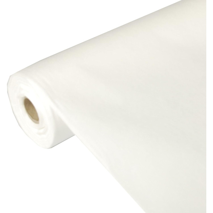 Паперова скатертина Papstar Soft Selection 40 м x 0,9 м, біла, на рулоні, схожа на тканину, одноразова