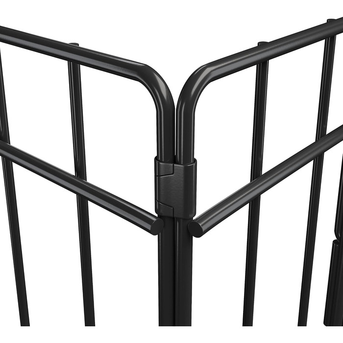 Вольєр для цуценят Yaheetech 8-секційний, 61x61 см з дверима, для собак, котів, кроликів