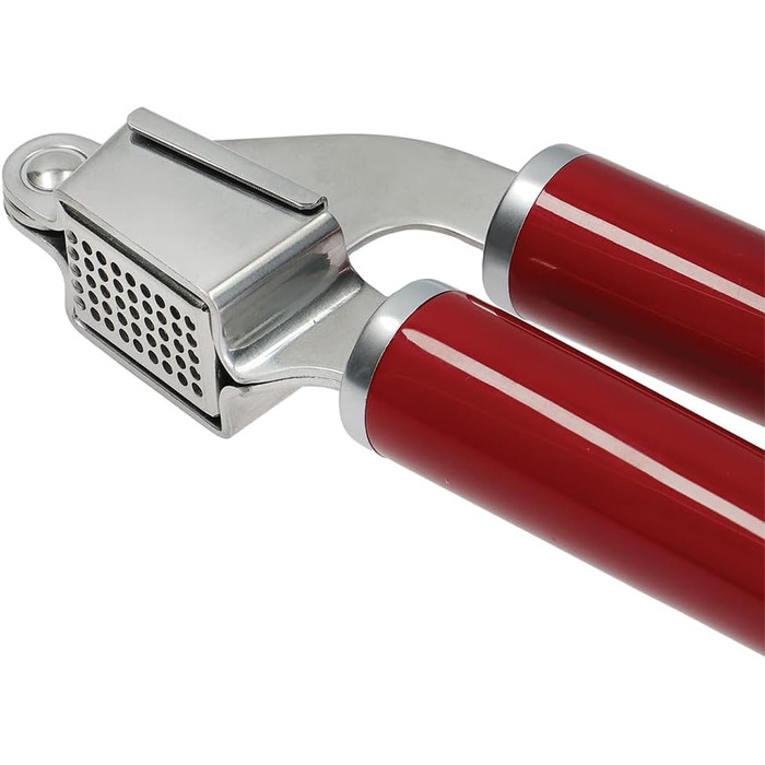 Прес для часнику KitchenAid з нержавіючої сталі, підходить для посудомийної машини, колір Empire Red