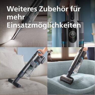 Вертикальний пилосос для вологого та сухого прибирання Philips AquaTrio 9000 Series, чорний, час роботи до 45 хв