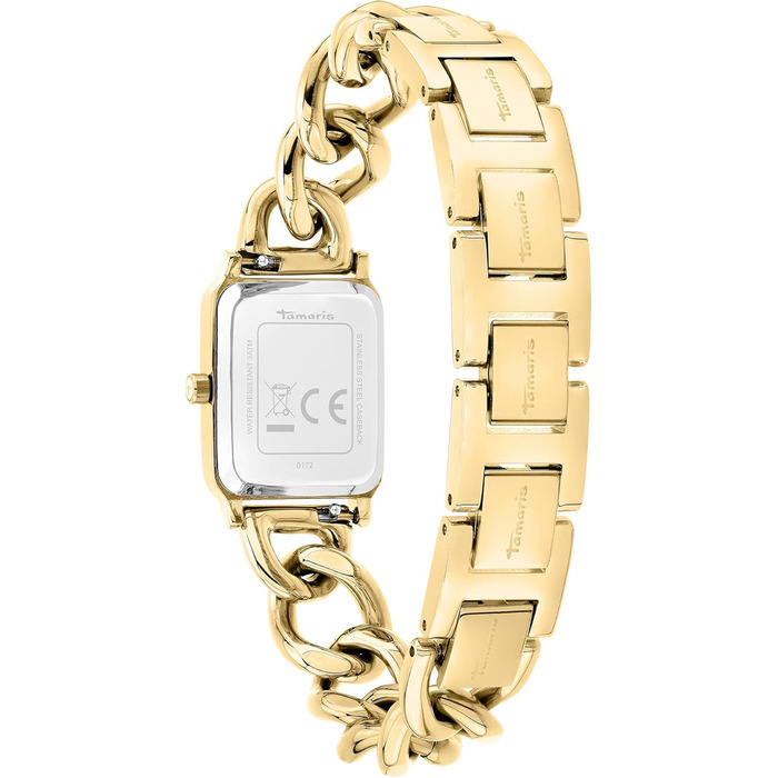 Жіночий годинник Tamaris з браслетом – круглий та прямокутний дизайн (Золото міні / Браслет)