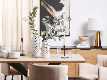 Керамічна ваза Beliani, 15 x 34 см