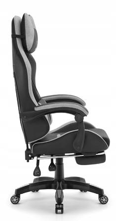 Ігрове крісло HELL'S CHAIR HC-1039 2.0 Black-Grey, тканина
