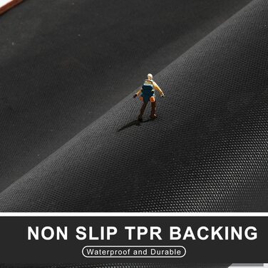 Привідний килимок Mibao для входу та авто 60x90 см, протиковзкий вологопоглинаючий килим для бруду та лап тварин, що миється в машинці (Коричневий)