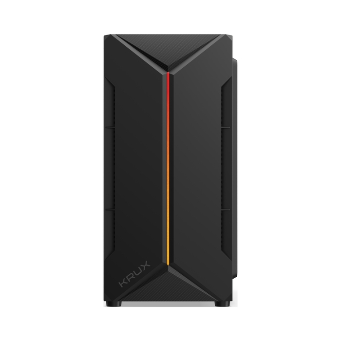 Корпус для комп'ютера Krux Astro Midi Tower, чорний, із загартованим склом