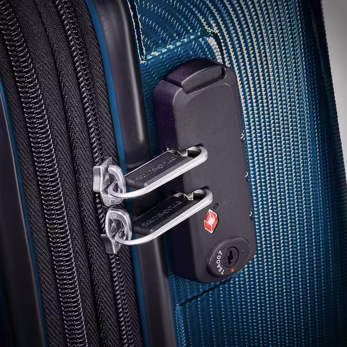 Samsonite Winfield 3 DLX Hardside Luggage with Spinner Wheels, One Size, Carry-on (Check-in, medium, Navy)