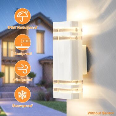 LED вуличний світильник CELAVY - вулична бра, IP65, GU10, 3000K, для дому та тераси, сірий