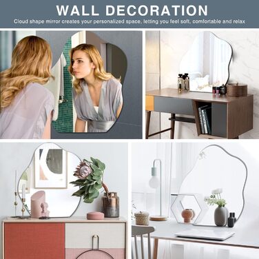 Круглий дзеркало на стіну без рами 40 см, HD скло, сучасний дизайн. Підходить для ванної кімнати, вітальні, спальні, коридору.