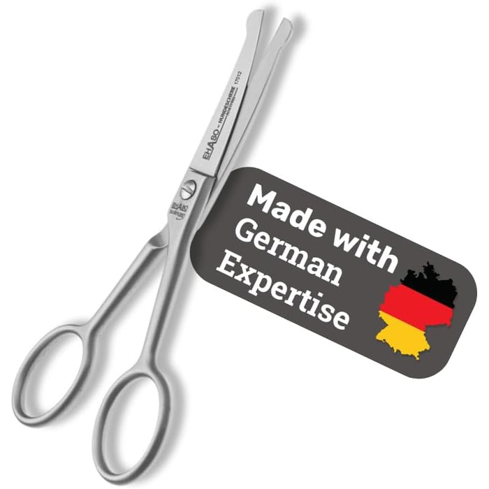 Преміум ножиці для грумінгу собак EHASO 12 см, вигнуті | Ножиці для грумінгу, вигнуті, точні | Для всіх порід собак