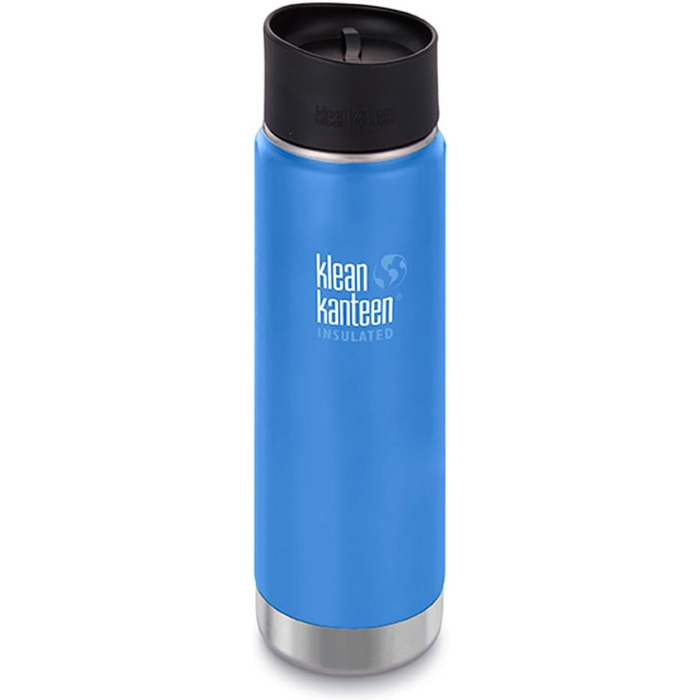 Klean Kanteen Wide Vacuum-Insulated Water Bottle with Cafe Cap 2.0