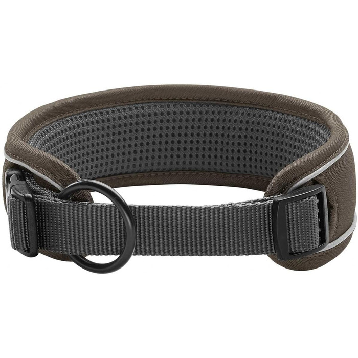 Нашийник для собак HUNTER DIVO, нейлон, світло-блакитний/сірий, розмір S