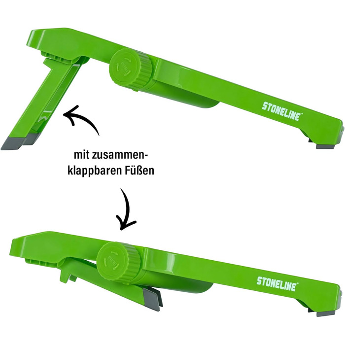 Набір для нарізки овочів STONELINE V: 9 частин для нарізки скибочками, соломкою, кубиками, спіралями. З нержавіючої сталі, з 5 насадок, овочевий слайсер, тертак, фрі-нарізач, мандоліна, кухонний овочевий слайсер (зелений, 3 шт.)