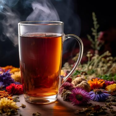 Набір склянок KROSNO Alex 4 шт. 400 мл (кава, чай, лате) - оригінальний дизайн, сумісність з посудомийною машиною