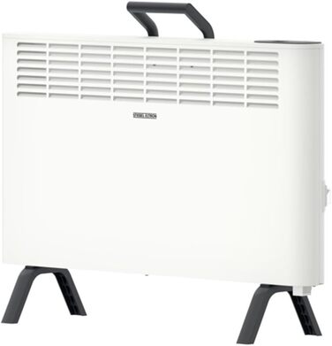 Електричний конвекторний обігрівач Stiebel Eltron 2 kW, для площі 25 м², з регулюванням, на роликах, TÜV-сертифікований, енергозберігаючий, 204450