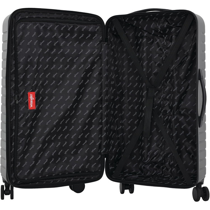 Набір багажу Wrangler для багажника: 2 валізи та 2 органайзери, чорний