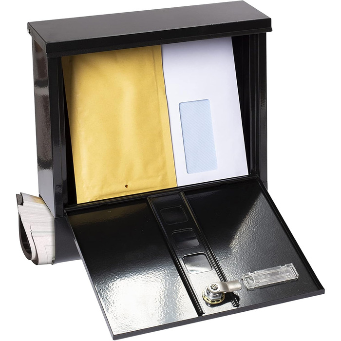 Поштовий ящик ARREGUI Chance E7005 сталевий антрацит з газетницею (DIN A4)