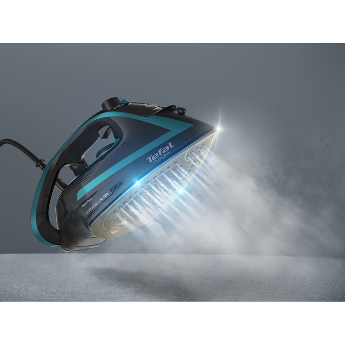 Парова праска Tefal Puregliss FV8066 Durilium AirGlide Autoclean, 280 г/хв