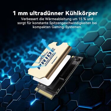 KingSpec ONEBOOM X400 SSD: Швидкий M.2 PCIe Gen4 NVMe SSD для ігор та ПК (512GB)