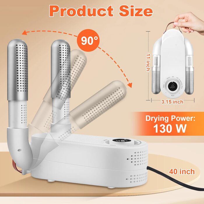 Електричний сушильник для рукавичок Boxhandschuh Trockner з таймером, швидким сушінням та антибактеріальним ефектом