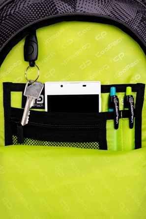 Шкільний рюкзак для підлітків Coolpack Drafter Hurricane, чорний (4-8 класи)
