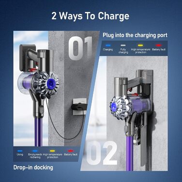 Акумулятор Keenstone 6500mAh 25.2V для пилососів Dyson V10 Animal, Absolute, Motörhead, Fluffy, Total Clean, SV12 (замінник V6 6.5Ah)