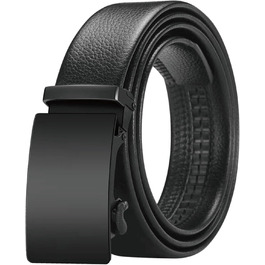 Чоловічий шкіряний ремінь з автоматичною застібкою-ратом, 35 мм, для костюма, джинсів, штанів, повсякденного та ділового стилю