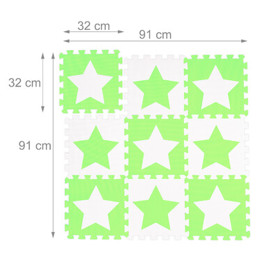 Relaxdays Puzzle Mat Stars