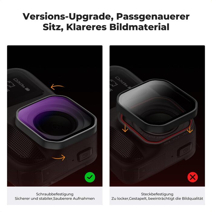 Набір фільтрів K&F Concept для Insta360 Ace Pro 2: PL ND8/16/32/64/128 (6 шт.)