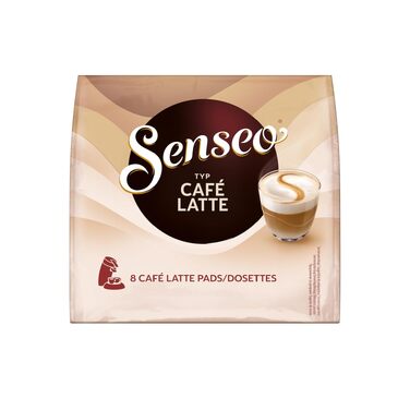 Кавові пади Senseo Café Latte, середній обсмал, 80 шт (10х8)