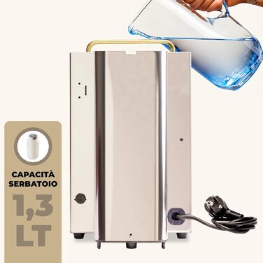 FABER COFFEE MACHINES | Pro Total Inox Deluxe Model | Coffee Machine for 44 mm E-Pads | Adjustable Brass Pad Press | Standard Brass Solenoid Valve | Stainless Steel