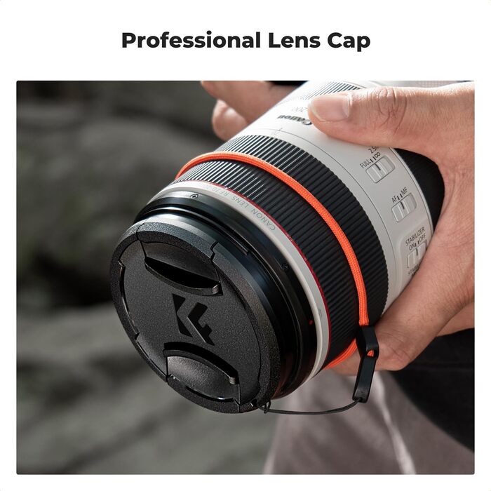 Фільтр K&F Concept Black Mist 1/4 58mm з кришкою об'єктива, мікрофіброю та захисним склом з 18-шаровим нанопокриттям (Nano Klear)