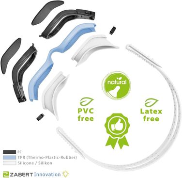 ZABERT W1 Плавальні окуляри для дорослих, антифог, UV-захист, водонепроникні, унісекс, сірі, прозорі лінзи