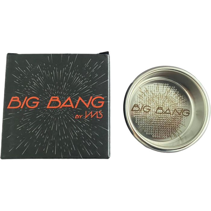 IMS Big Bang B62.52TFH25.5BB | B62.5 2T H25.5 BB | Competition Precision Filter Basket for 54 mm Portafilters | 20–22 gr. | Double Espresso | H25.5 | Double Basket | Shower Screen | Stainless Steel | Made in Italy