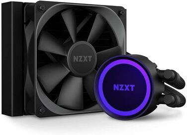 NZXT Kraken: Рідинне охолодження CPU AIO з LCD-дисплеєм та RGB підсвічуванням (120 мм, чорний)