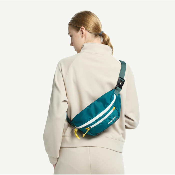 Легка туристична поясна сумка на 2.5л, водонепроникна, для жінок та чоловіків (різдвяна серія), колір: Бриз Блакитний