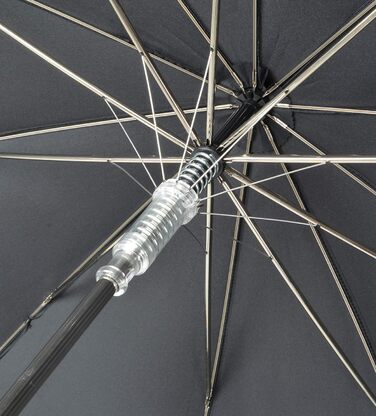 Doppler Parasol Carbon Steel Long Automatic Black – Large Canopy – Robust Frame